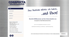 Desktop Screenshot of conspecta.de